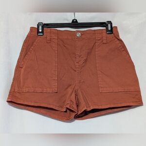 Hudson Jeans Women's Rust Color Utility Shorts, Size 26